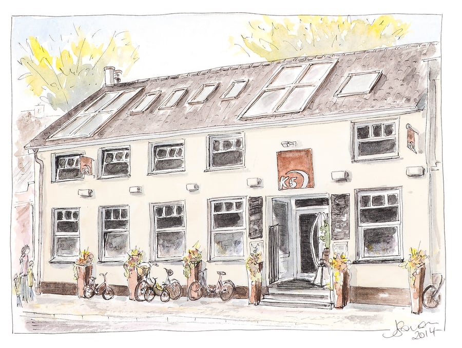 Kaffee mit Freunden - K5, Kaiserswerth, Germany - Limited Edition Art Print