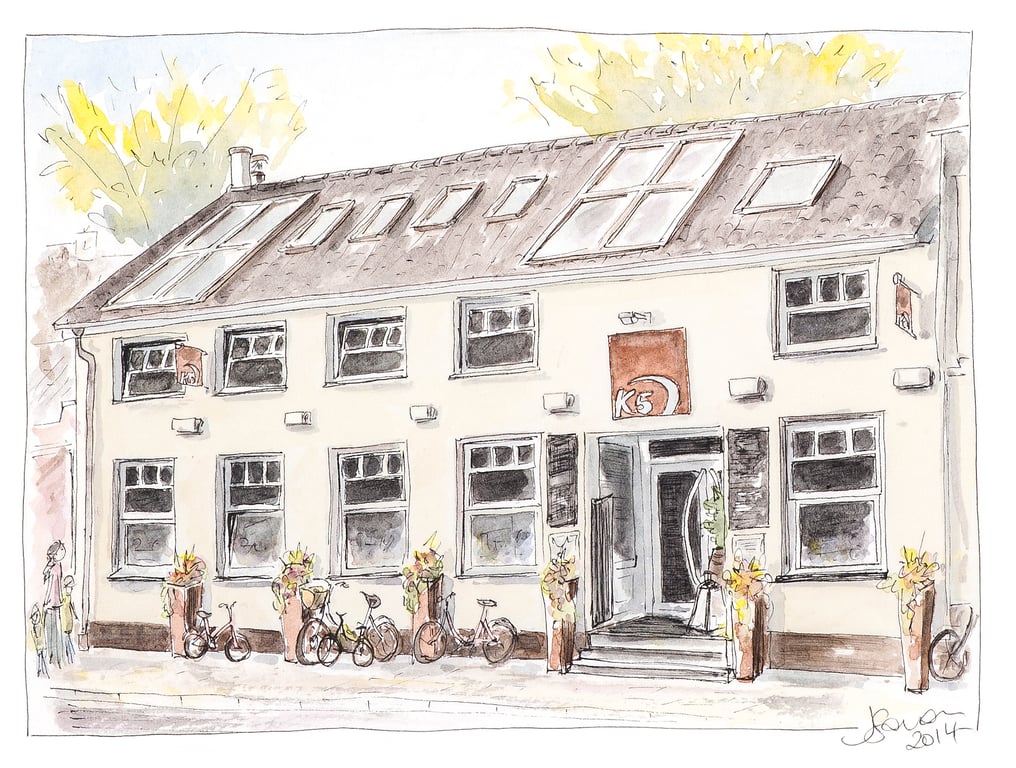 Kaffee mit Freunden - K5, Kaiserswerth, Germany - Limited Edition Art Print