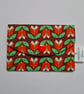 Retro style patterned card holder