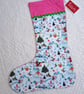 Unicorn Christmas Stocking for kids, teenagers and adults - can be personalised - Image 1