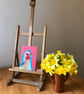 Colourful Pink Chicken Print - Image 2