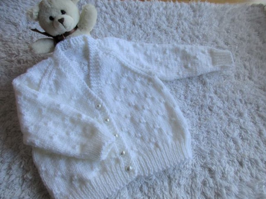 Special Order for SS 18" Girls Knots Patterned Cardigan