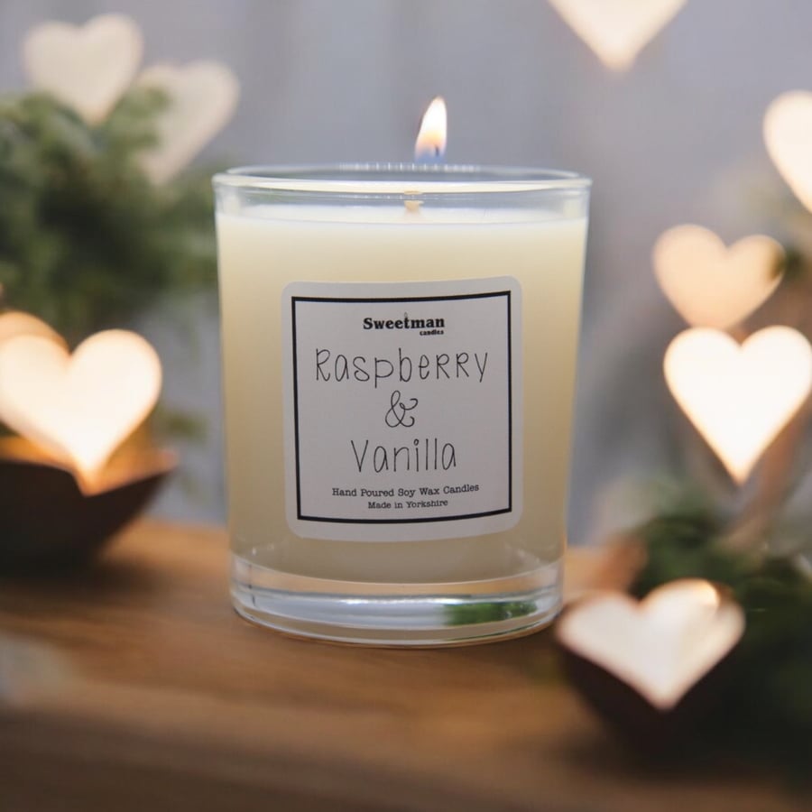 Raspberry & Vanilla Candle 