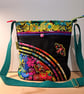 Handbag with colorful flowers and butterflies  - Image 1