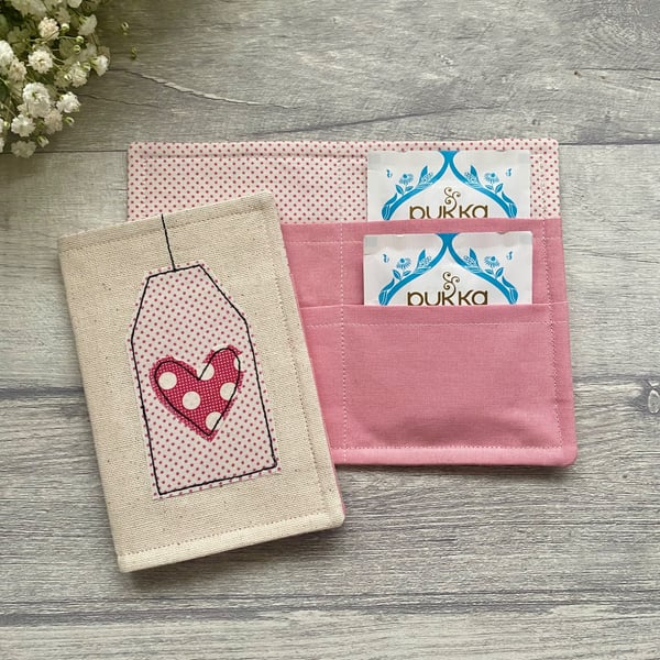 Tea bag wallet, tea lover gifts