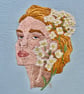 'Worth beyond beauty' Hand embroidery art