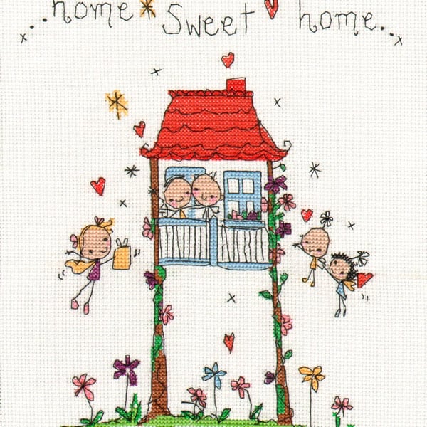 Juicy Lucy - Home sweet home cross stitch chart