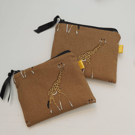 SALE Giraffe   Coin Purse