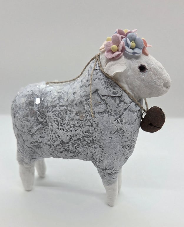 Charming Herdwick Sheep Spun Cotton Ornament 