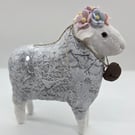 Charming Herdwick Sheep Spun Cotton Ornament 