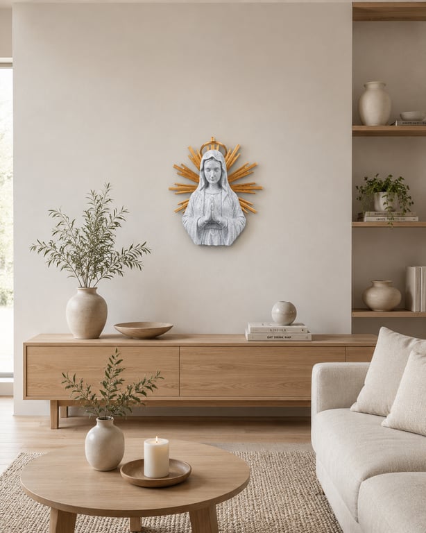 Holy Mary – Virgin Mary Wall Art & Catholic Religious Sculpture