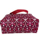 Large wash bag in Liberty cotton, floral toiletries bag with handles and pocket. - Image 6