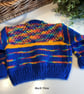 Hand Knitted Designer Baby Cardigan, Booties,  Hat Gift Set 0-3 months  - Image 6