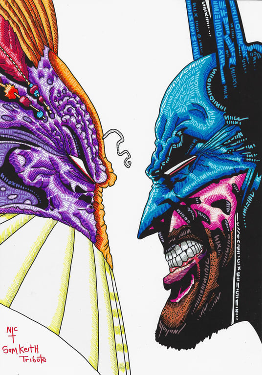 BATMAN FAN COMIC ART