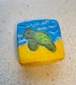 Clay turtle beach fridge magnet - Image 3
