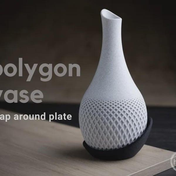 Polygon Vase Minimalist Home Decor Scandinavian Style Decor