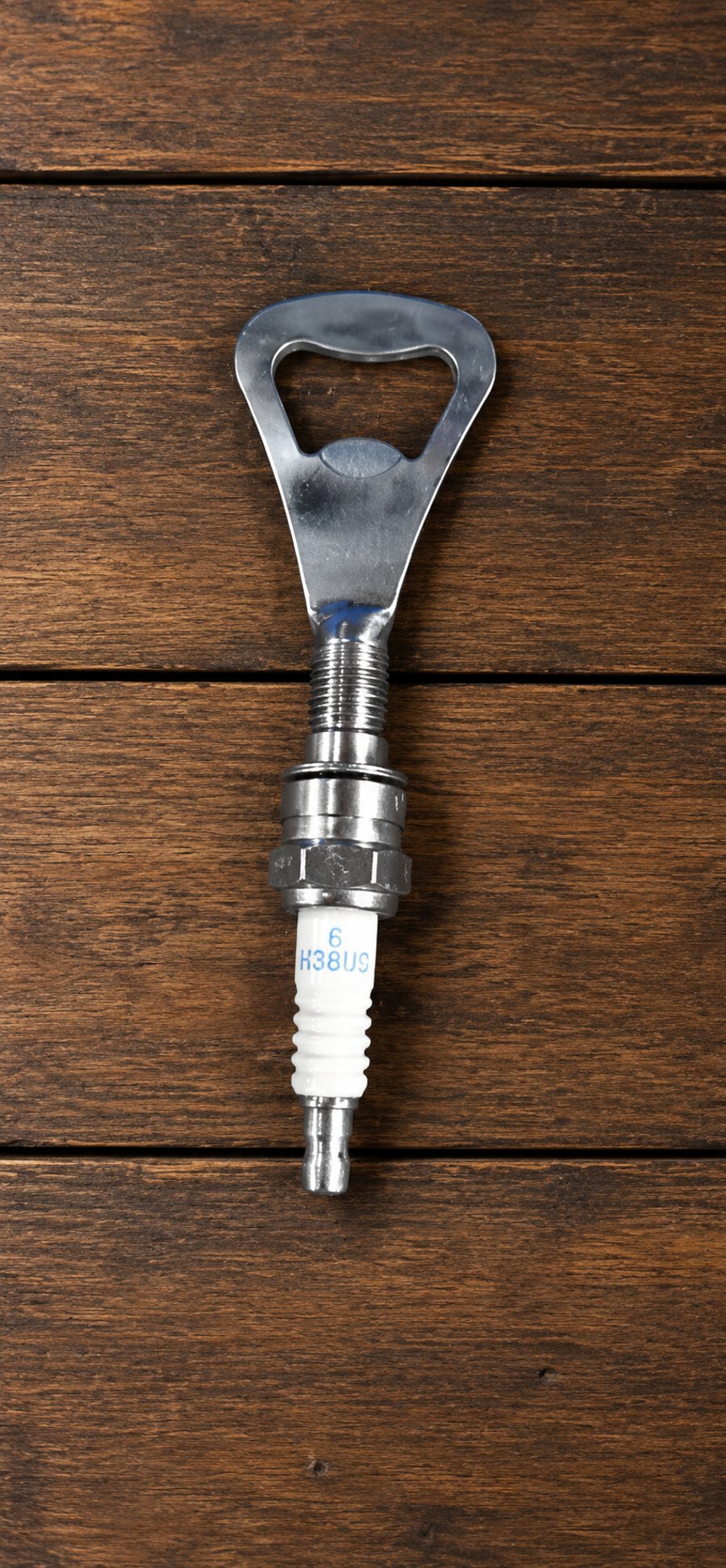 Handmade Spark Plug Bottle Opener - Upcycled Metal Gift - Car & Motorcycle Enthu
