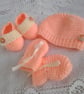 Baby's Hat Mittens and Shoes, Baby Shower Gift, New Baby Gift, Baby's Hat Set - Image 1