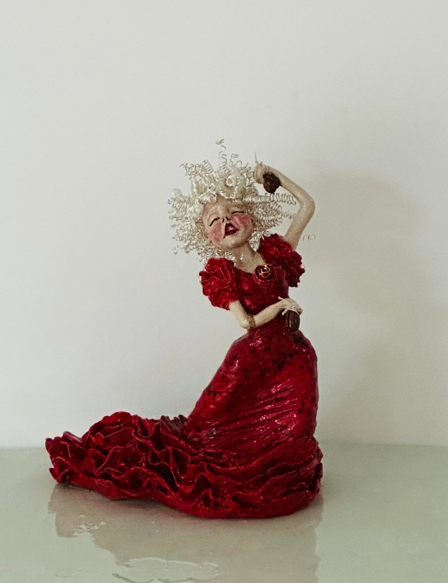 Ceramic Flamenco  Dancer 