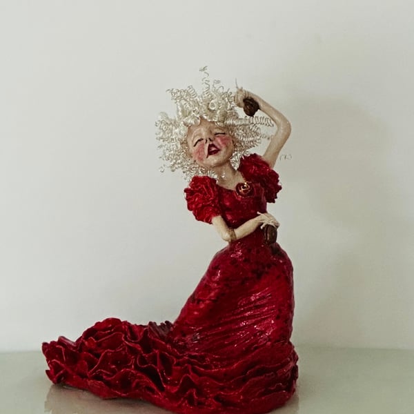 Ceramic Flamenco  Dancer 