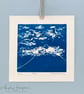 Mt Fuji I with Clouds - Lino Limited Edition Print - Image 1