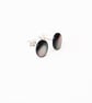 Shell Stud Earrings, Black Lip Mother of Pearl Sterling Silver Studs - Image 10