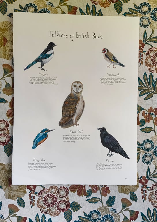 The Folklore of British Birds - Original Fine Art