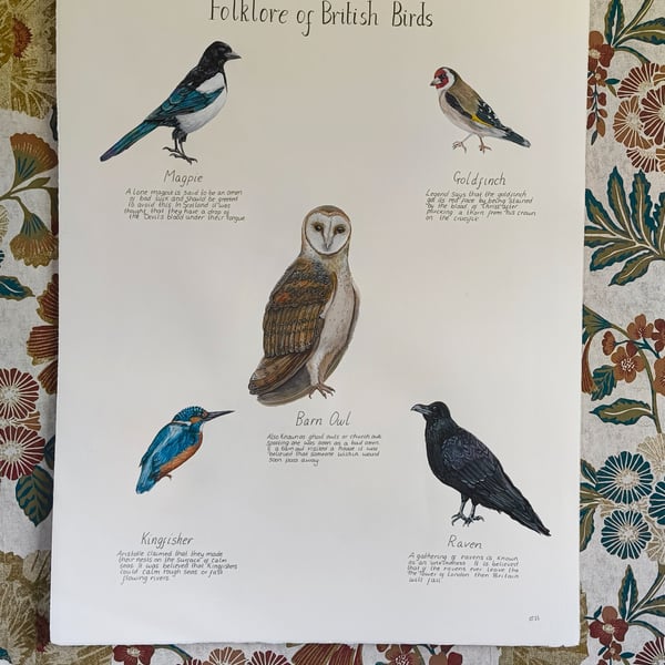 The Folklore of British Birds - Original Fine Art