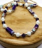 Turquoise and Purple Imperial Jasper Necklace - Image 3