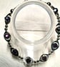  Beaded Lilac Link Bracelet - Image 5