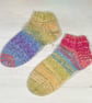 Hand Knitted Odd Socks in Sunrise Colours
