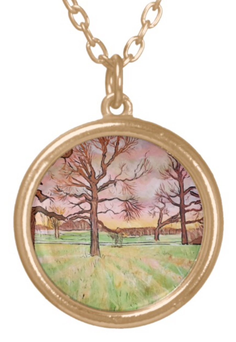 Beautiful Pendant featuring the design ‘Sweet Harmony At Sunset’