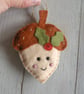 Craft kit, sewing kit, Make a christmas acorn decoration - Image 3