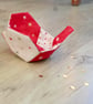 Small Fabric Patchwork Basket - Image 3