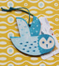 Owl Wooden Hanging Decoration - Image 4