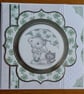 Good Luck Card - Four Leaf Clover Bear and Cat - Image 9