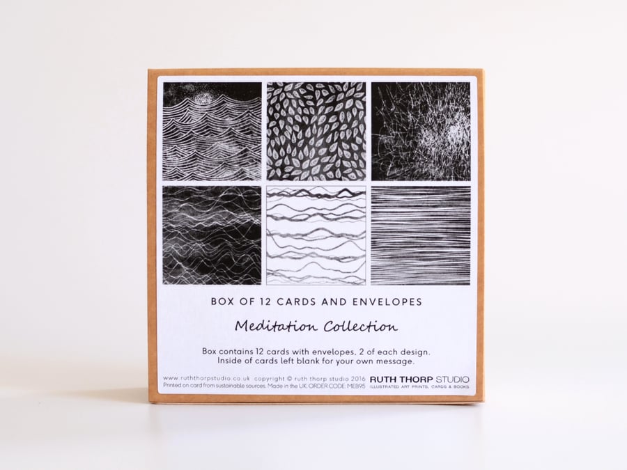 Meditation Collection - Box of 12 Small Cards