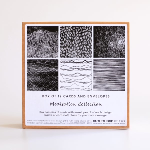 Meditation Collection - Box of 12 Small Cards