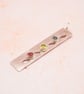 Floral Silver Gemstone Pendant with Tourmaline Peridot and Apatite - Image 2