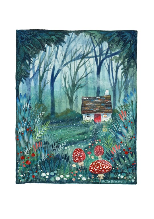 Folklore Cottage - Signed Limited Edition Giclee Print