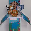 Boys 2nd Birthday Card with Animals