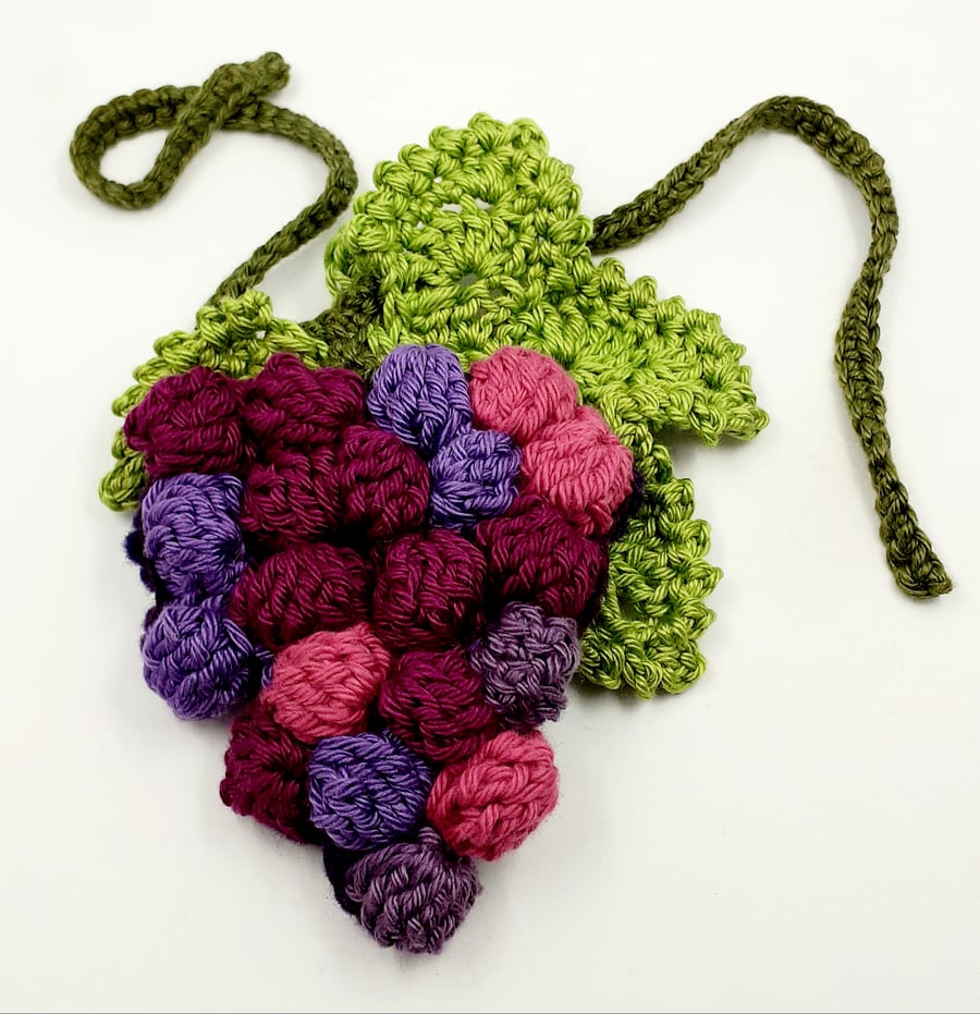 Crochet Bunch of Grapes Hanging Decoration 