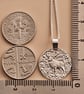 Stag Engraved Sterling Silver Coin Necklace - Image 4