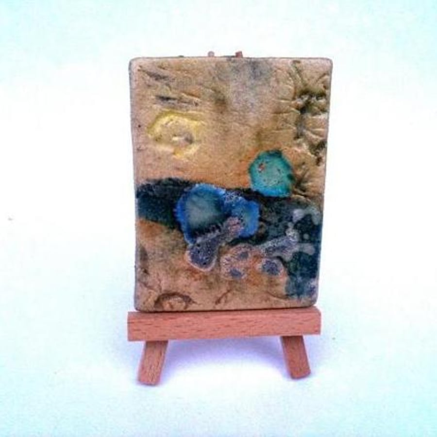 Ceramic ACEO - Rockpool Beach