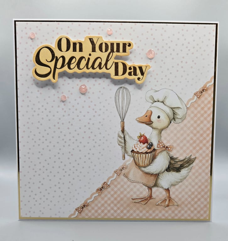 On Your Special Day Handmade Card Baking Delight
