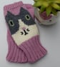 Cat Fingerless Gloves - Image 5
