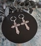 Gothic Cross Hoop Earrings Stainless Steel Hoops - Image 2