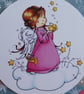 Happy Christmas Card - Angel - Image 2