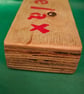 Handcrafted wooden Word block - Image 4