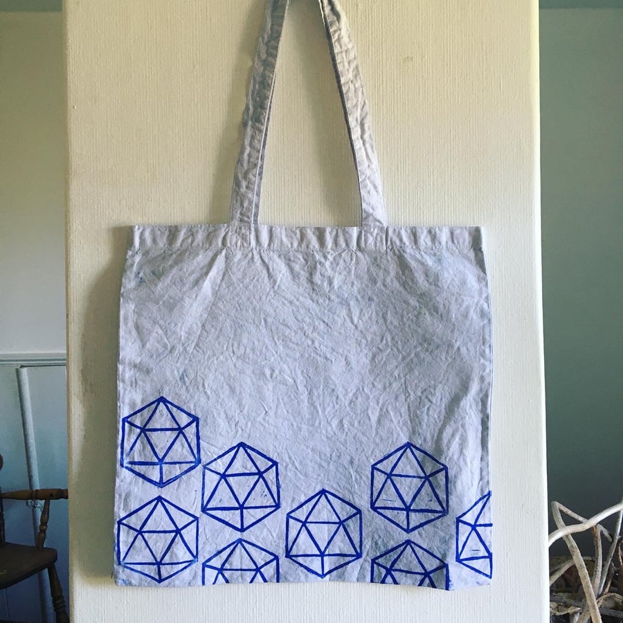 Hedron Repeat Print Plant Dyed Tote 
